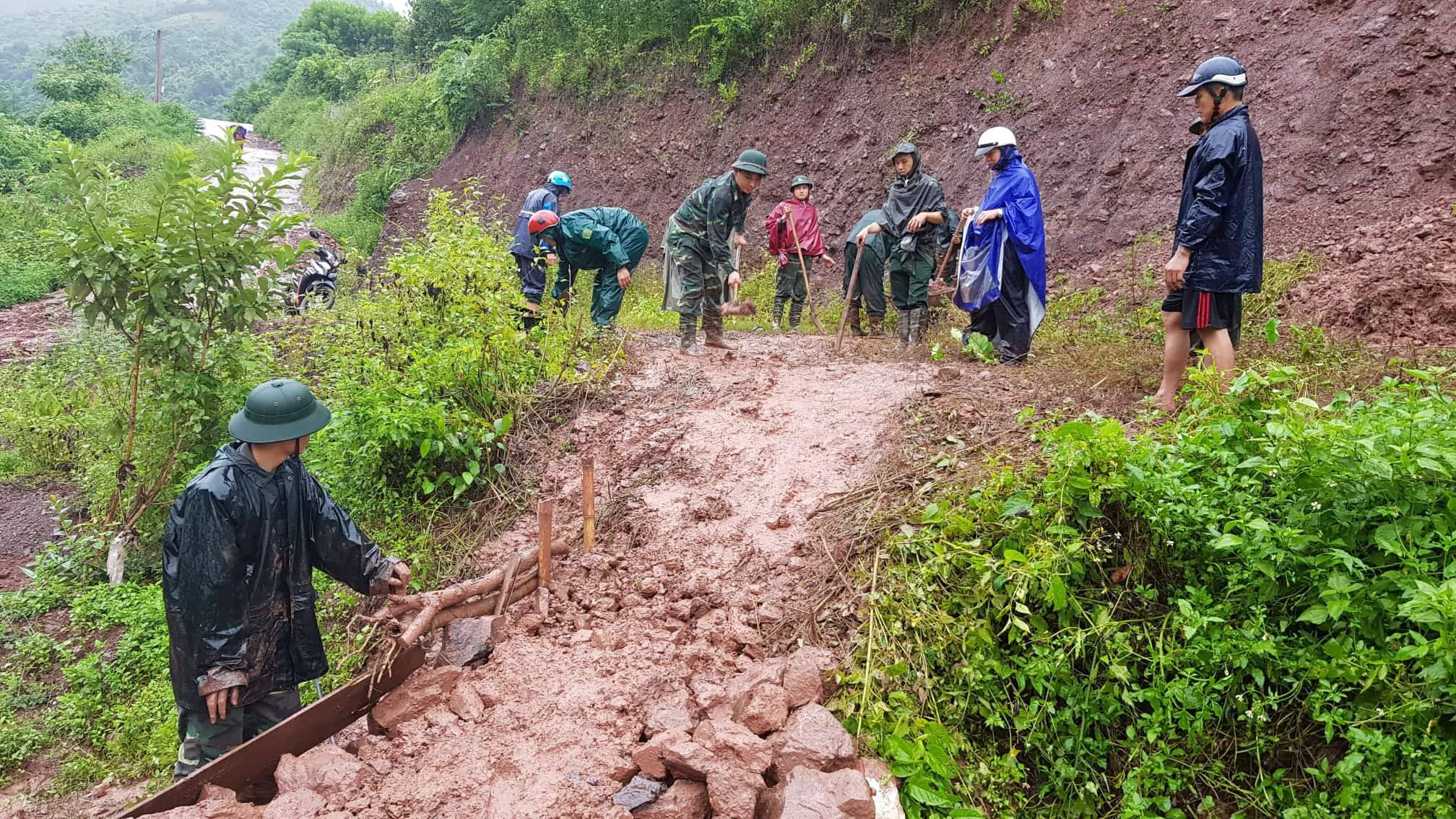 Các địa phương tích cực khắc phục hậu quả mưa lũ